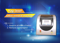 Q Switch ND YAG Laser Pigment Removal Machine , Salon tattoo removal laser equipment